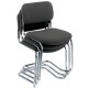 Summit Cantilever Stacking Fabric Visitor Chair 